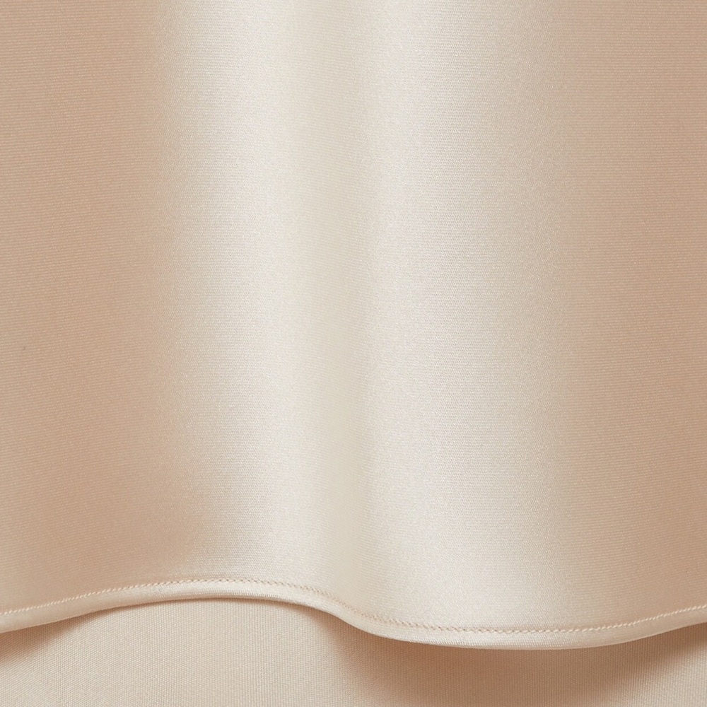 Mango SET Cream Pearl Satin Skirt and Top - Picture 9 of 11